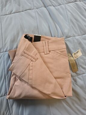 Reitmans Pink Pinstripe Capris